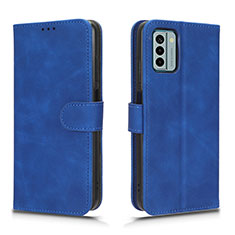 Coque Portefeuille Livre Cuir Etui Clapet L01Z pour Nokia G22 Bleu