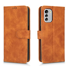 Coque Portefeuille Livre Cuir Etui Clapet L01Z pour Nokia G60 5G Marron