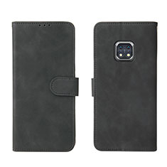 Coque Portefeuille Livre Cuir Etui Clapet L01Z pour Nokia XR20 Noir
