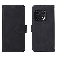 Coque Portefeuille Livre Cuir Etui Clapet L01Z pour OnePlus 10 Pro 5G Noir