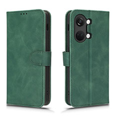 Coque Portefeuille Livre Cuir Etui Clapet L01Z pour OnePlus Ace 2V 5G Vert