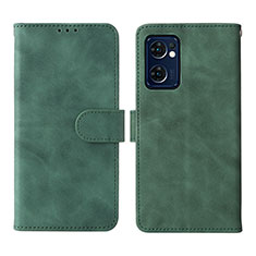 Coque Portefeuille Livre Cuir Etui Clapet L01Z pour OnePlus Nord CE 2 5G Vert