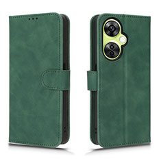 Coque Portefeuille Livre Cuir Etui Clapet L01Z pour OnePlus Nord CE 3 5G Vert