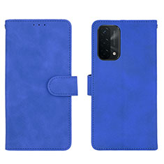 Coque Portefeuille Livre Cuir Etui Clapet L01Z pour OnePlus Nord N200 5G Bleu