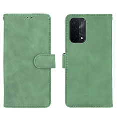 Coque Portefeuille Livre Cuir Etui Clapet L01Z pour OnePlus Nord N200 5G Vert