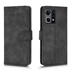 Coque Portefeuille Livre Cuir Etui Clapet L01Z pour Oppo F21 Pro 4G Noir