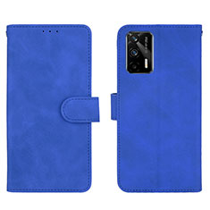 Coque Portefeuille Livre Cuir Etui Clapet L01Z pour Realme GT Neo 5G Bleu