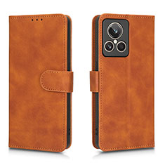 Coque Portefeuille Livre Cuir Etui Clapet L01Z pour Realme GT2 Master Explorer Marron