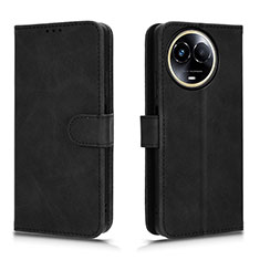 Coque Portefeuille Livre Cuir Etui Clapet L01Z pour Realme Narzo 60x 5G Noir