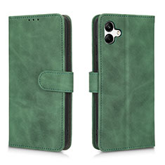 Coque Portefeuille Livre Cuir Etui Clapet L01Z pour Samsung Galaxy A04 4G Vert