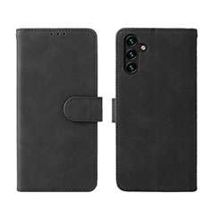 Coque Portefeuille Livre Cuir Etui Clapet L01Z pour Samsung Galaxy A04s Noir