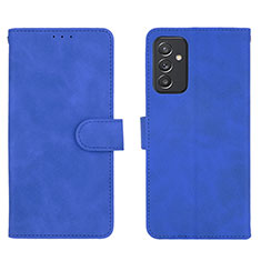 Coque Portefeuille Livre Cuir Etui Clapet L01Z pour Samsung Galaxy A15 LTE Bleu