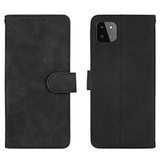 Coque Portefeuille Livre Cuir Etui Clapet L01Z pour Samsung Galaxy A22 5G Noir