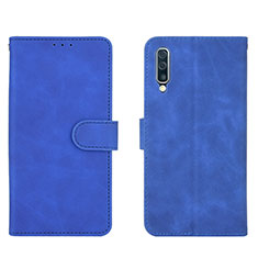 Coque Portefeuille Livre Cuir Etui Clapet L01Z pour Samsung Galaxy A50 Bleu