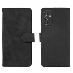Coque Portefeuille Livre Cuir Etui Clapet L01Z pour Samsung Galaxy A82 5G Noir
