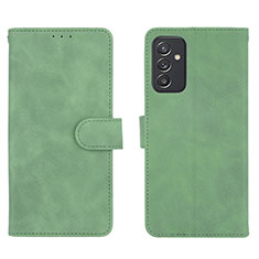 Coque Portefeuille Livre Cuir Etui Clapet L01Z pour Samsung Galaxy A82 5G Vert