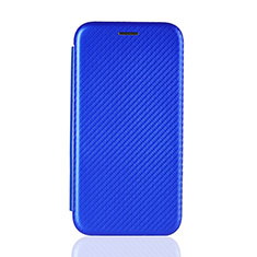 Coque Portefeuille Livre Cuir Etui Clapet L01Z pour Samsung Galaxy M21s Bleu