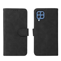 Coque Portefeuille Livre Cuir Etui Clapet L01Z pour Samsung Galaxy M32 4G Noir