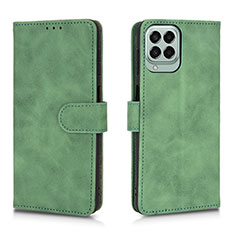 Coque Portefeuille Livre Cuir Etui Clapet L01Z pour Samsung Galaxy M33 5G Vert