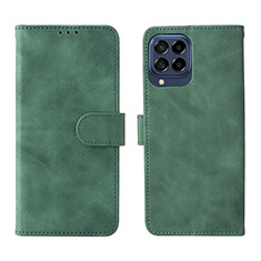 Coque Portefeuille Livre Cuir Etui Clapet L01Z pour Samsung Galaxy M53 5G Vert