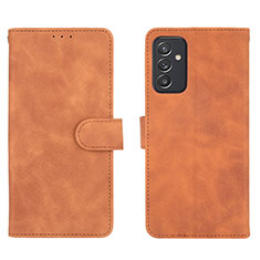 Coque Portefeuille Livre Cuir Etui Clapet L01Z pour Samsung Galaxy M54 5G Marron