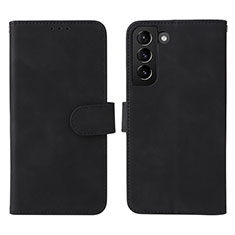 Coque Portefeuille Livre Cuir Etui Clapet L01Z pour Samsung Galaxy S21 Plus 5G Noir