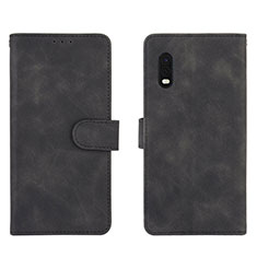 Coque Portefeuille Livre Cuir Etui Clapet L01Z pour Samsung Galaxy XCover Pro Noir