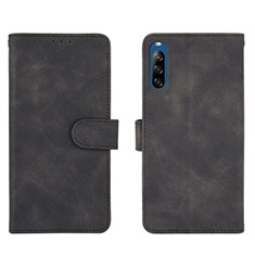 Coque Portefeuille Livre Cuir Etui Clapet L01Z pour Sony Xperia L4 Noir