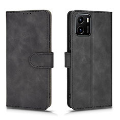 Coque Portefeuille Livre Cuir Etui Clapet L01Z pour Vivo iQOO U5x Noir