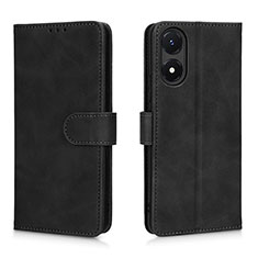 Coque Portefeuille Livre Cuir Etui Clapet L01Z pour Vivo Y02S Noir