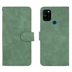 Coque Portefeuille Livre Cuir Etui Clapet L01Z pour Wiko View5 Plus Vert