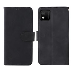 Coque Portefeuille Livre Cuir Etui Clapet L01Z pour Wiko Y52 Noir