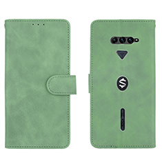 Coque Portefeuille Livre Cuir Etui Clapet L01Z pour Xiaomi Black Shark 4 5G Vert