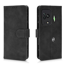 Coque Portefeuille Livre Cuir Etui Clapet L01Z pour Xiaomi Black Shark 5 Pro 5G Noir