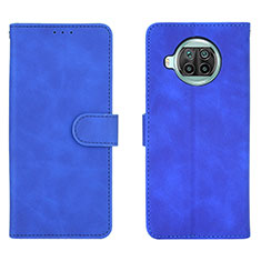 Coque Portefeuille Livre Cuir Etui Clapet L01Z pour Xiaomi Mi 10i 5G Bleu