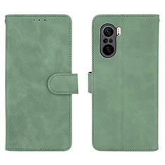 Coque Portefeuille Livre Cuir Etui Clapet L01Z pour Xiaomi Mi 11X 5G Vert