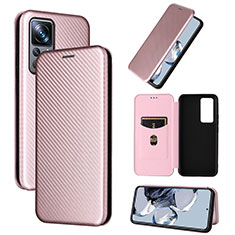 Coque Portefeuille Livre Cuir Etui Clapet L01Z pour Xiaomi Mi 12T Pro 5G Or Rose