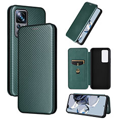 Coque Portefeuille Livre Cuir Etui Clapet L01Z pour Xiaomi Mi 12T Pro 5G Vert