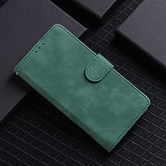 Coque Portefeuille Livre Cuir Etui Clapet L01Z pour Xiaomi POCO C3 Vert