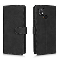 Coque Portefeuille Livre Cuir Etui Clapet L01Z pour Xiaomi Poco C40 Noir