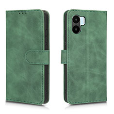 Coque Portefeuille Livre Cuir Etui Clapet L01Z pour Xiaomi Poco C51 Vert