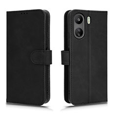 Coque Portefeuille Livre Cuir Etui Clapet L01Z pour Xiaomi Poco C65 Noir