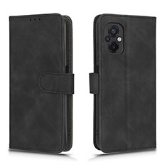 Coque Portefeuille Livre Cuir Etui Clapet L01Z pour Xiaomi Poco M5 4G Noir