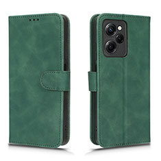 Coque Portefeuille Livre Cuir Etui Clapet L01Z pour Xiaomi Poco X5 Pro 5G Vert