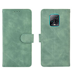 Coque Portefeuille Livre Cuir Etui Clapet L01Z pour Xiaomi Redmi 10X 5G Vert