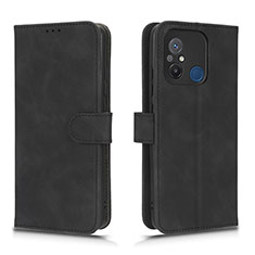 Coque Portefeuille Livre Cuir Etui Clapet L01Z pour Xiaomi Redmi 11A 4G Noir