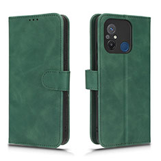 Coque Portefeuille Livre Cuir Etui Clapet L01Z pour Xiaomi Redmi 11A 4G Vert