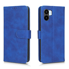 Coque Portefeuille Livre Cuir Etui Clapet L01Z pour Xiaomi Redmi A1 Bleu