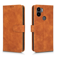 Coque Portefeuille Livre Cuir Etui Clapet L01Z pour Xiaomi Redmi A1 Plus Marron