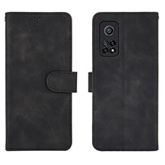 Coque Portefeuille Livre Cuir Etui Clapet L01Z pour Xiaomi Redmi K30S 5G Noir